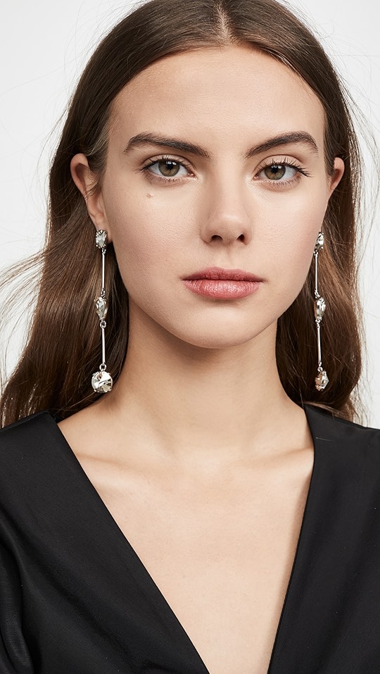 oscar de la renta 水晶石耳环 | shopbop