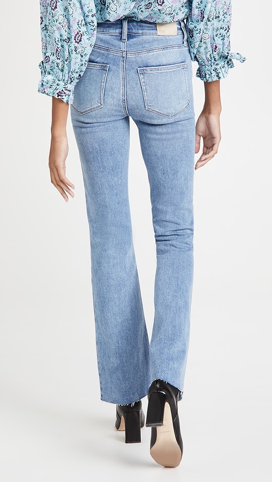 paige laurel canyon 高腰牛仔裤 | shopbop