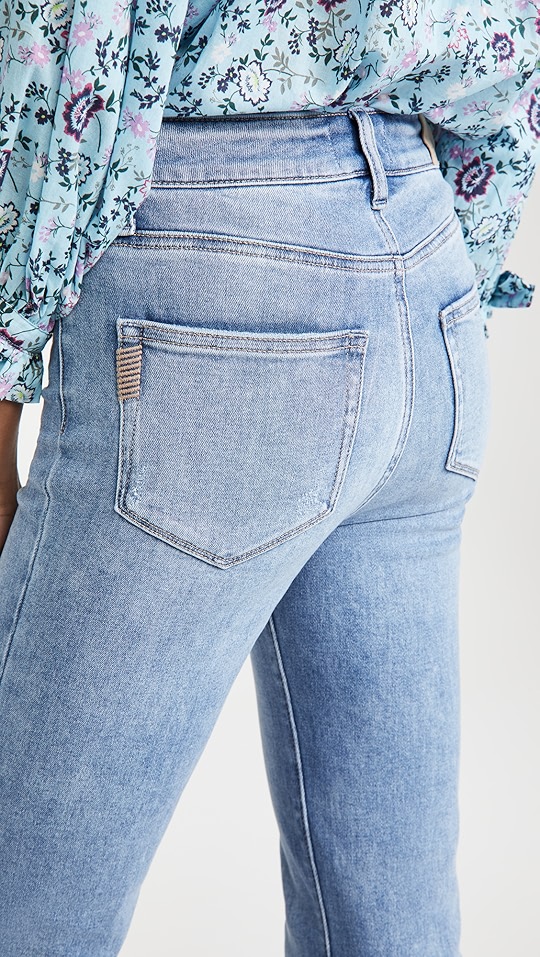 paige laurel canyon 高腰牛仔裤 | shopbop