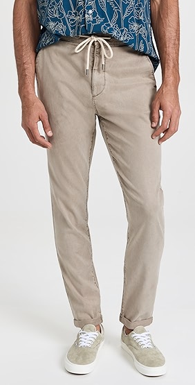 frame 斜纹织物慢跑长裤 | shopbop