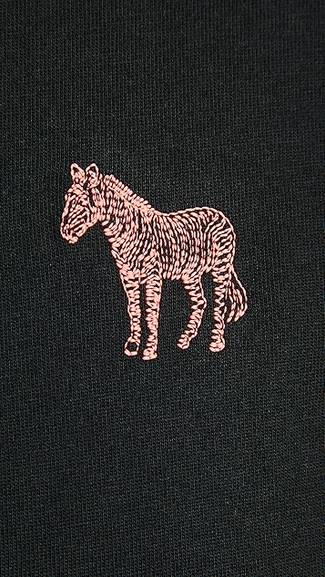 ps paul smith 常规版型斑马 t 恤