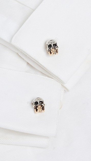 paul smith 半骷髅头袖扣