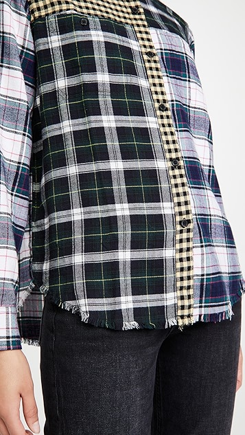 rails brando 系扣衬衫