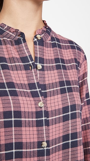 rails andie 扣领衬衫