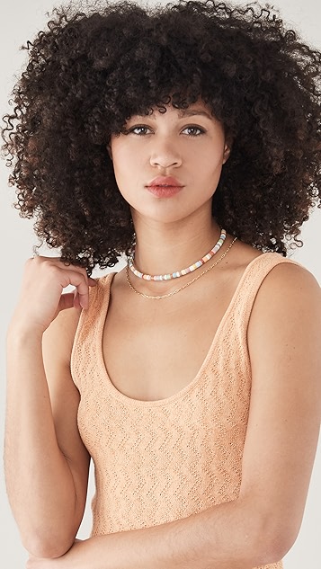 roxanne assoulin 彩虹色冰淇淋短项链