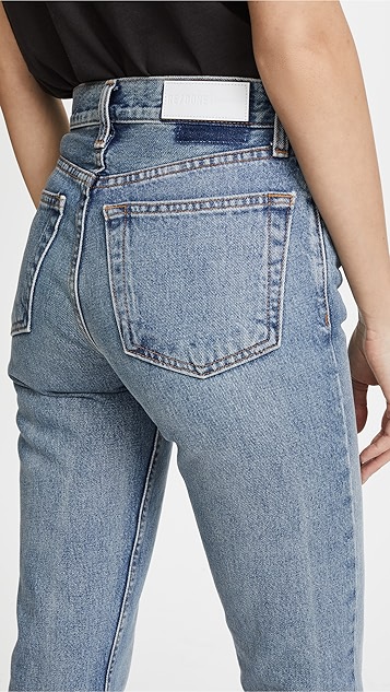 stovepipe 九分牛仔裤