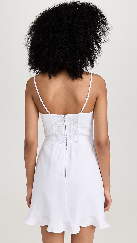 reformation kiernan linen dress