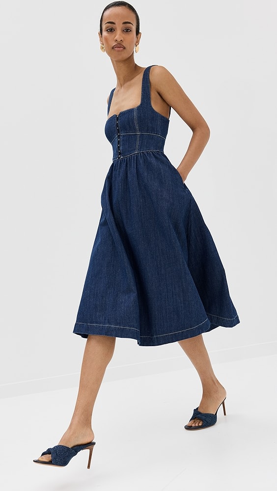 ReformationTagliatelle Denim Dress