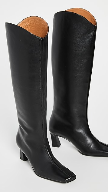 reike nen 正面滚边长筒靴