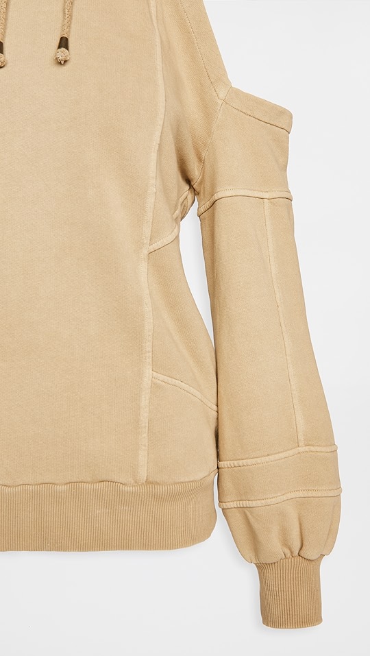 水洗色毛圈布连帽衫