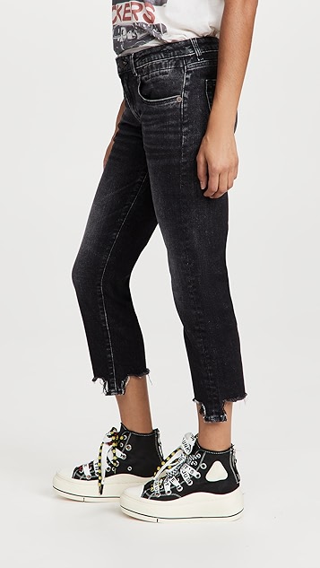 r13 男孩风格直脚牛仔裤