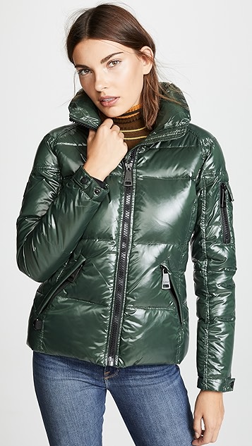 sam. 自由风短款羽绒夹克