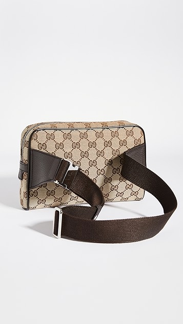 shopbop archive gucci gg 帆布腰包