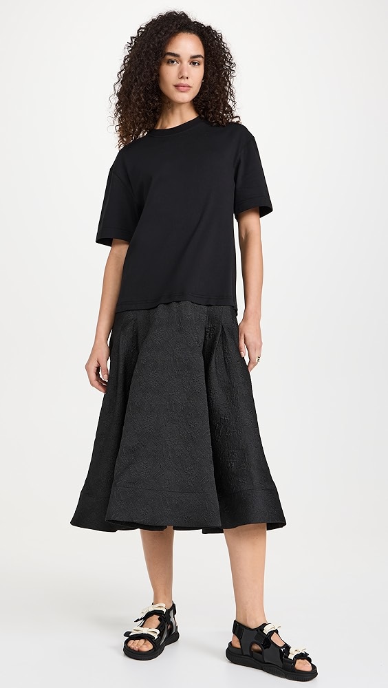 SeaElegi Solid T-Shirt Dress