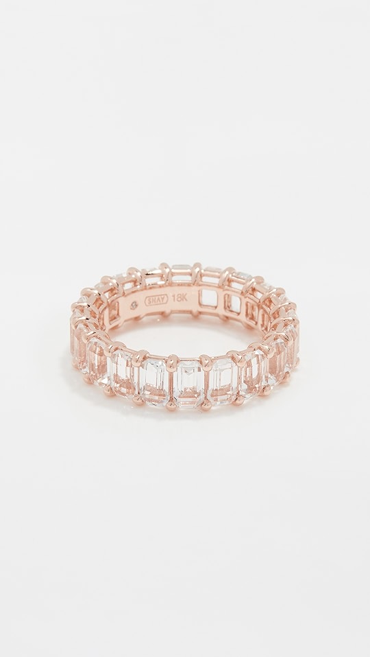 shay 18k 白色黄晶经典指环戒指 | shopbop