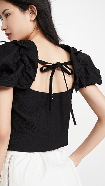 shushu/tong 蝴蝶结上衣