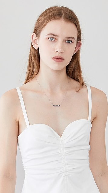 suzanne kalan 18k 白金项链