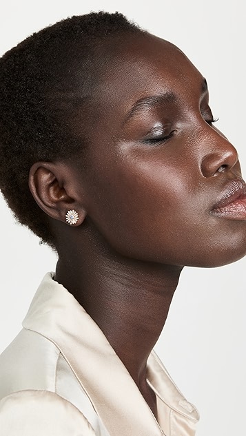 suzanne kalan 圆形花朵耳环