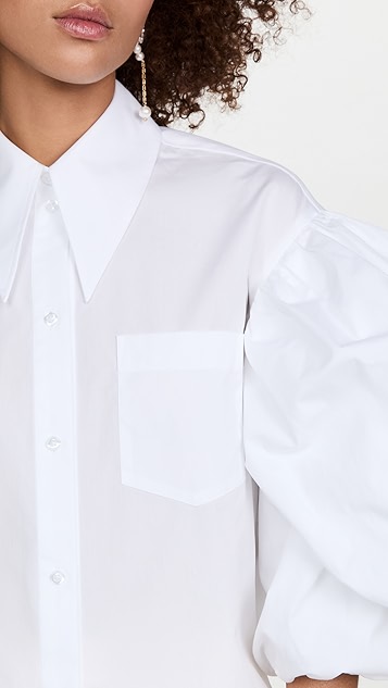 simone rocha 层褶标志性衣袖衬衫