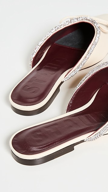 staud gina 水钻穆勒鞋