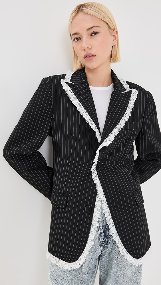 Tanner FletcherWalt Lace Trim Blazer