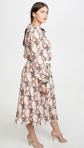 maggie 衣领连衣裙