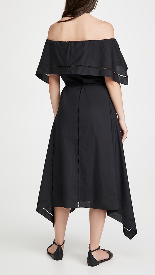 theory 露肩圆孔连衣裙 | shopbop