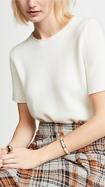 珐琅凸起徽标手镯