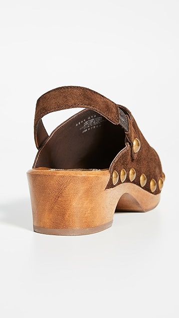 50mm blythe 铆钉装饰木底鞋