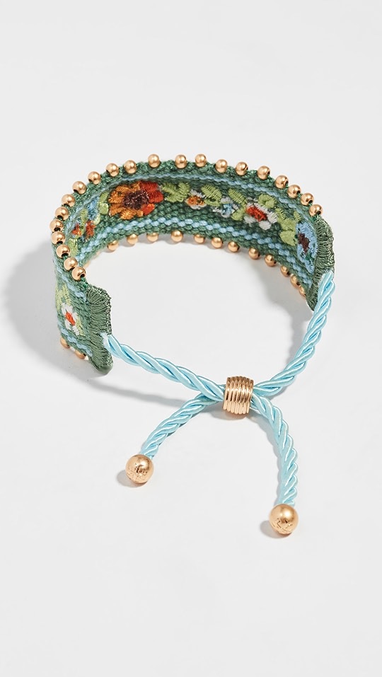 tory burch friendship 刺绣手链 | shopbop