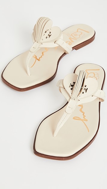 tory burch 汤丽柏琦 心形夹趾凉鞋