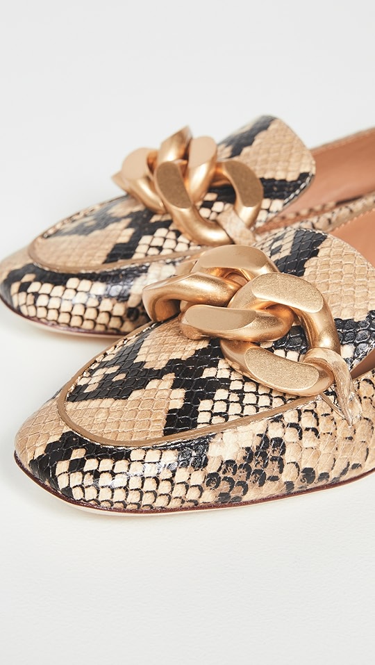 红宝石链条乐福鞋