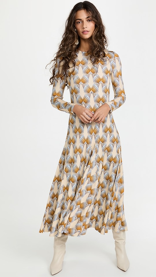 tory burch 印花直筒连衣裙 | shopbop