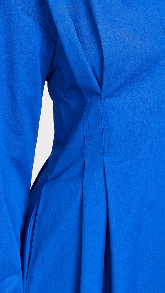 tory burch 汤丽柏琦 棉府绸衬衣连衣裙