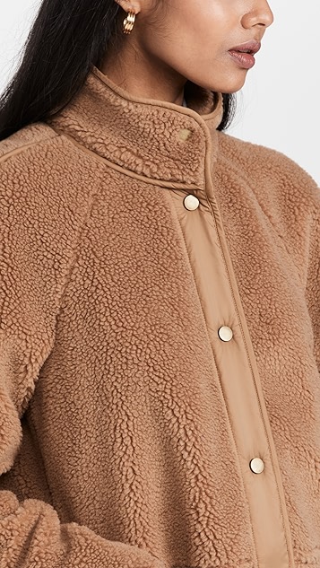 veronica beard jean sullie 仿羊羔绒夹克