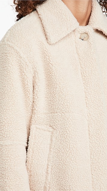 vince 仿羊羔绒夹克