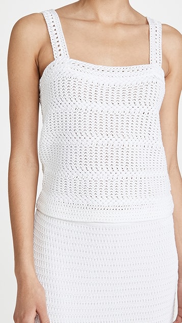 钩针编织吊带背心