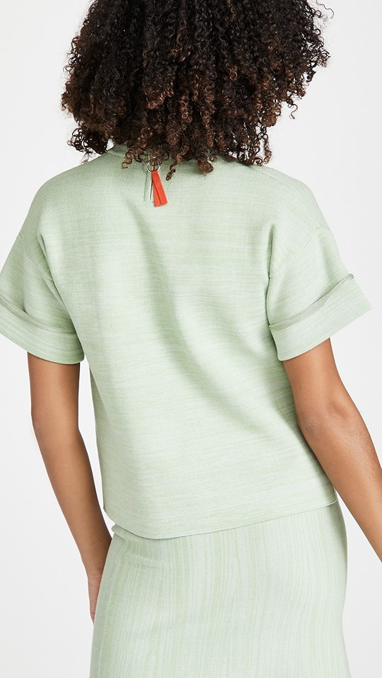 宽松柔软粘纤混纺 t 恤上衣