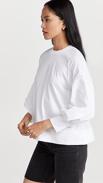 victoria victoria beckham 宽松束口袖上衣