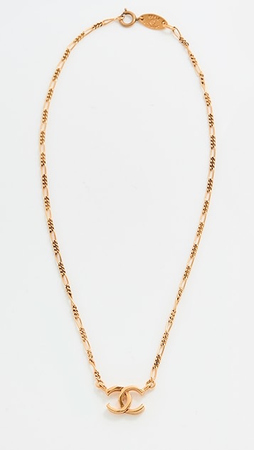 what goes around comes around chanel 金 cc 项链