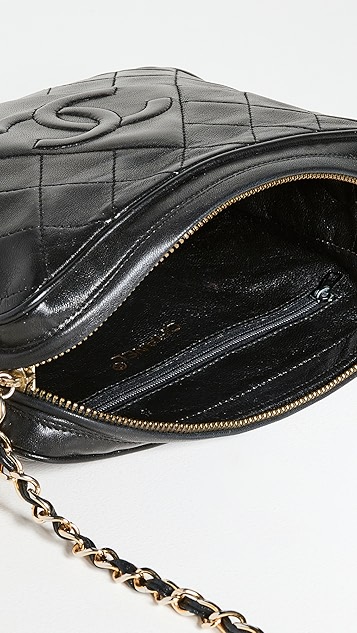 what goes around comes around chanel 黑色菱形 cc 相机包