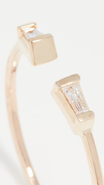 长方形钻石戒指