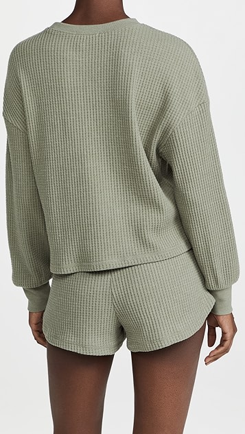 z supply sedona 华夫格上衣