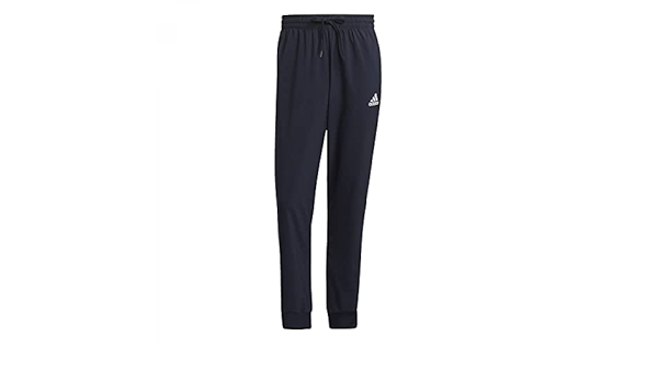 adidas AEROREADY Essentials Tapered-Cuff Woven 3-Stripes Pants - Blue |  adidas US