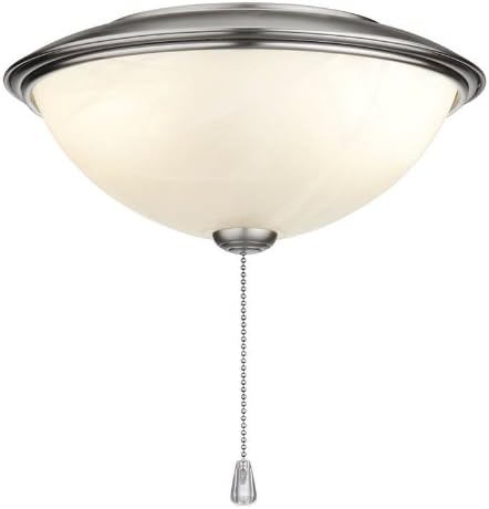 Nutone Lk30abs 灯具 配备现代雪花石膏碗brushed Steel Trim Lk30abs Broan 价格报价图片 亚马逊中国