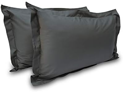 highcaliberbeddings纯色图案2件枕套600支埃及棉所有尺寸和颜色大象