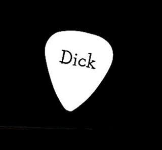 dick pick 趣味贴花乙烯基贴纸|汽车卡车面包车墙壁笔记本电脑|白色