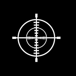 步枪十字架瞄准镜轮廓 nok 贴花乙烯基贴纸 | 汽车卡车 范斯墙壁
