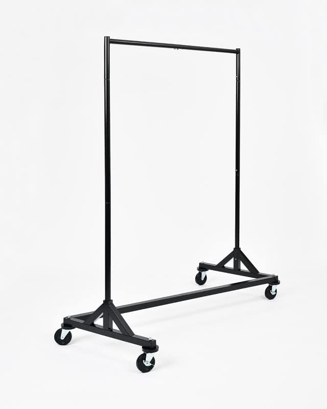 Commercial Hangers RACK60 重型服装导轨,黑色