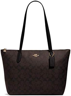 coach 蔻驰标志性拉链手提单肩包